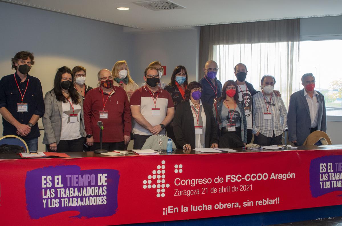 Nueva Ejecutiva FSC CCOO Aragón